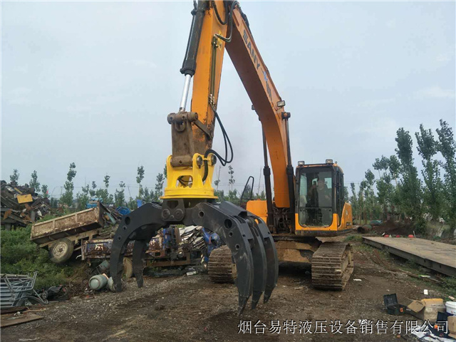 excavator hydraulic steel grab